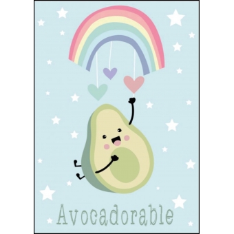 Ansichtkaart Avocadorable